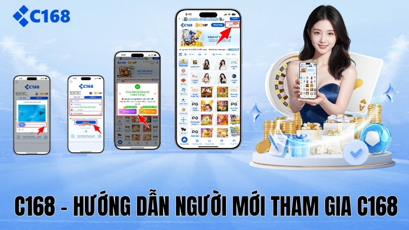 Quy trình định danh e-KYC và đăng ký tài khoản bảo mật tại hệ thống C168